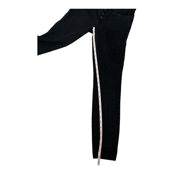 STS Blue Women’s Alice Ankle Skinny Black Jeans Size 27 Cotton Button Fly - Picture 11 of 11